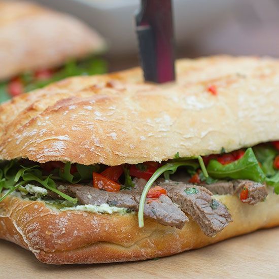 THE ULTIMATE STEAK SANDWICH